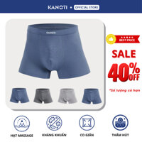 Combo 5 Quần lót nam sợi gỗ sồi cao cấp KANOTI massage, quần sịp nam chất liệu mềm mại có lót thông hơi thoáng khí DC01