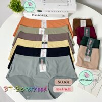 COMBO 5 quần lót nữa Thái Lan su đúc không đường may Sisterhood 604, lưng vừa, chất vải mát mịn và dày dặn