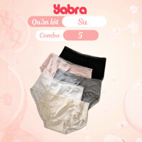 Combo 5 quần lót su viền ren gợi cảm - Set 5 quần chip nữ cạp vừa đính nơ tinh tế L369