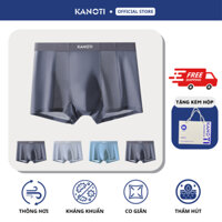 Combo 5 quần sịp nam thun lạnh cao cấp KANOTI, quần boxer không đường may, hút ẩm tốt và kháng khuẩn CBK045