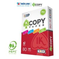 Combo 5 Ream giấy A4 80 gsm IK Copy (500 tờ) - Hàng nhập khẩu Indonesia