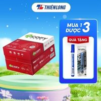 Combo 5 ream giấy in A4, giấy photo Thiên Long IK Copy 80gsm - Thùng giấy A4 500 tờ in đều màu