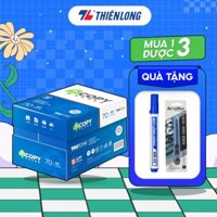 Combo 5 ream Giấy in A4 photo Thiên Long IK Copy 70 gsm đều màu, độ dày cao, giấy cứng chất lượng tốt (2500 tờ/ thùng)