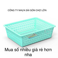 Combo 5 rổ chữ Nhật cao 3T8 Duy Tân[chính hãng Duy Tân]