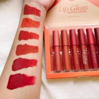 COMBO 5  Sét son 6 cây Lip Gloos  son 6 cây lên màu siêu xinh siêu hot