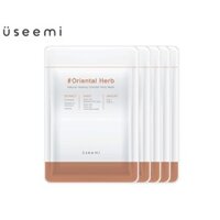 Combo 5 tặng 2 mặt nạ dưỡng chất thảo mộc Useemi natural healing oriental herb mask