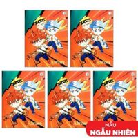 Combo 5 Tập Học Sinh 4 Ô Ly 200 Trang 70gsm Học viện Alpha - FAHASA Mẫu Màu Giao Ngẫu Nhiên