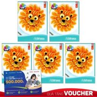 Combo 5 Tập Học Sinh 4 Ô Ly 200 Trang ĐL 60gm2 - FAHASA Mẫu Màu Giao Ngẫu Nhiên