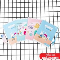Combo 5 Tập Học Sinh 5 Ô Ly 100 Trang 100gsm - Fabico ELE23 Mẫu Màu Giao Ngẫu Nhiên