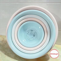 Combo 5 thau nhựa đủ size, chậu nhựa cao cấp Hokori cực dày dặn (27,32,38,44,50cm)