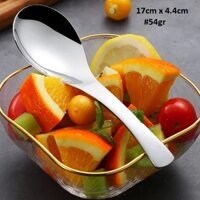 COMBO 5 THÌA (MUỖNG) INOX 304-Cán NGẮN SIZE LỚN ĂN CƠM-SUP-CHÁO -CHÂT LƯƠNG CAO CẤP