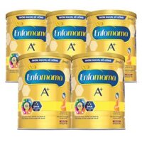Combo 5 Thực phẩm bổ sung Sản phẩm dinh dưỡng Enfamama A+ hương chocolate 360° Brain Plus 830G