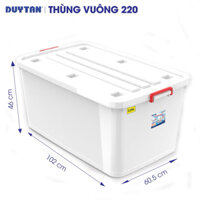 Combo 5 Thùng vuông nhựa DUY TÂN 220 lít (102 x 60.5 x 46 cm)