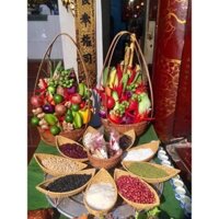 Combo 5 thuyền nhựa giả mây