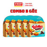 (Combo 5) Túi Bánh Con Cá Bống Bang nhân Mochi Socola Đậu Đỏ 145g