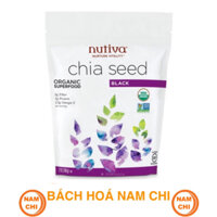 [COMBO 5 Túi] Hạt Chia Đen NUTIVA 907g