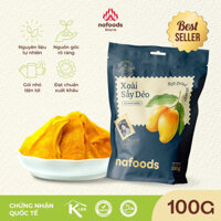 COMBO 5 Túi hoa quả sấy dẻo loại 100g (xoài không đường, có đường, dứa, , chanh leo, đu đủ) Nafoods