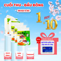 [Combo 5 túi] Khăn giấy lau bếp đa năng 2 cuộn, tặng 1 gói khăn giấy cao cấp 300 tờ 3 lớp