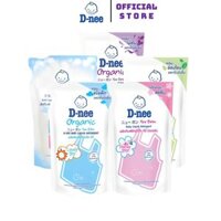 (COMBO 5 TÚI)  Nước giặt quần áo em bé Dnee túi 550ml Chính hãng Công ty.