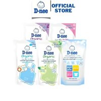(COMBO 5 TÚI) Nước giặt quần áo em bé Dnee túi 550ml-Nước Giặt Xả Cho Trẻ Em an toàn .