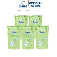 ComBo 5 Túi Nước xúc bình sữa Dnee, rửa bình sữa Dnee dạng túi 550ml hàng thái .