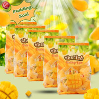 Combo 5 Túi Thạch Pudding Cherish 850.5 G Vị Xoài (Trái Cây Thật)