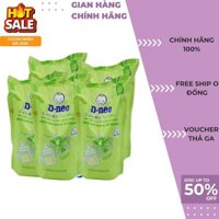 ComBo 5 TúiNước xúc bình sữa Dnee, rửa bình sữa Dnee dạng túi  550ml- An toàn cho bé  .. ..