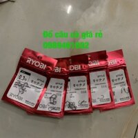 Combo 5 vỉ lưỡi câu Ryobi nhật bản size nhỏ