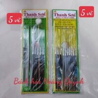 Combo 5 vĩ móc tai bộ Thanh Sơn + 5 vĩ móc ráy tai cán đen Thanh Sơn