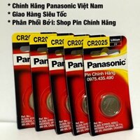 Combo 5 Vỉ Pin CR2025 Panasonic Cao Cấp Hàng Chính Hãng Made in Indonesia