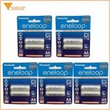 Combo 5 vỉ  pin sạc AA  Eneloop  2000mah Pin sạc AA panasonic(vỉ 2 viên)