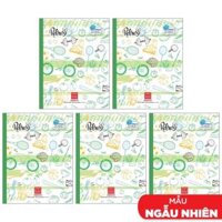 Combo 5 Vở 4 Ly Ngang 96 Trang 100gsm Class Refesh - Hồng Hà 0445 Mẫu Màu Giao Ngẫu Nhiên