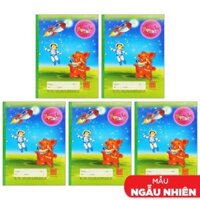 Combo 5 Vở Class Bạn Nhỏ Plus - 4 Ô Ly 96 Trang ĐL 100gm2 - Hồng Hà Mẫu Màu Giao Ngẫu Nhiên