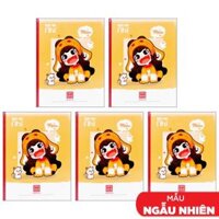 Combo 5 Vở Class Biệt Đội Nhí - 5 Ô Ly 96 Trang - Hồng Hà 0437 Mẫu Màu Giao Ngẫu Nhiên
