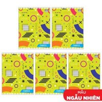 Combo 5 Vở Học Sinh 4 Ly Ngang 100 Trang ĐL 80gm2 - Elephant FI614508 Mẫu Màu Giao Ngẫu Nhiên