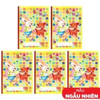 Combo 5 Vở School Pokemon - 4 Ô Ly 48 Trang - Hồng Hà 0509 Mẫu Màu Giao Ngẫu Nhiên