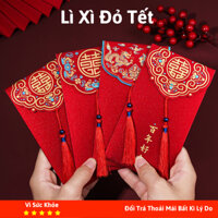Combo 50-100 Bao lì xì đỏ tết chúc mừng năm mới Phong Cách Sang Trọng, Phù Hợp Cho Ngày Cưới /Quà Tặng