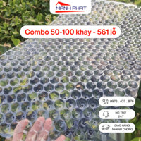 Combo 50-100 Khay Gieo Mạ Ném Loại 1, Khay gieo mạ tiện dụng nhựa dẻo tái sử dụng