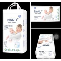Combo 50-100 miếng bỉm tã dán/quần NANU baby cho bé - đủ size M/L/XL/XXL/XXXL