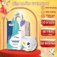 [COMBO 50 - 100 MIẾNG] Bỉm quần Evernice công nghệ Châu Âu cao cấp size M100/L100/XL100/XXL100/XXXL100/ XXXXL100