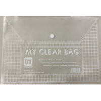 Combo 50-100 Túi Clear Bag Nắp Dính, Túi Đựng Hồ Sơ Lưu Trữ Giấy Tờ Giấy Kiểm Tra Sổ Vẽ