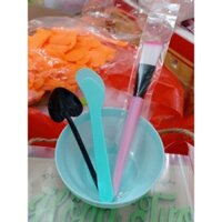 Combo 50 bộ chén pha mặt nạ nhựa dẻo y hình