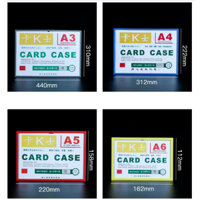 Combo 50 cái Bìa nam châm ( Card case ) A3, A4, A5, A6 xanh lá, dương, vàng, đỏ, cam, trắng