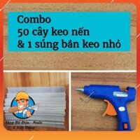 [COMBO] 50 cây keo nến + 1 súng bắn keo nhỏ