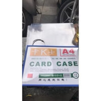 Combo 50 chiếc Card case A4 nam châm xanh dương