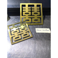 combo 50 chiếc hỷ vuông trang trí tráp ăn hỏi, tháp cưới, giỏ quà