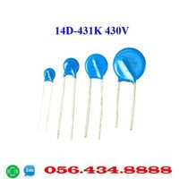 [Combo 50 chiếc] Tụ bảo vệ quá áp 200V - 220V  mã 14D-431K dùng cho bếp từ nội địa Nhật