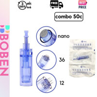 Combo 50 Đầu Máy Phi Kim Xanh Loại Tốt Chống Gỉ Cấy Tảo Phấn Trắng Máy Dr Pen