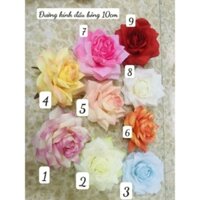 combo 50 đâuc bông hồng pháp siêu đẹp. hoa giả trang trí