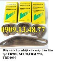 combo 50 dây nhiệt máy hàn miệng túi FRM980 N(15X770mm), dây nhiệt vải của máy hàn miệng túi liên tục có SF150, FR770